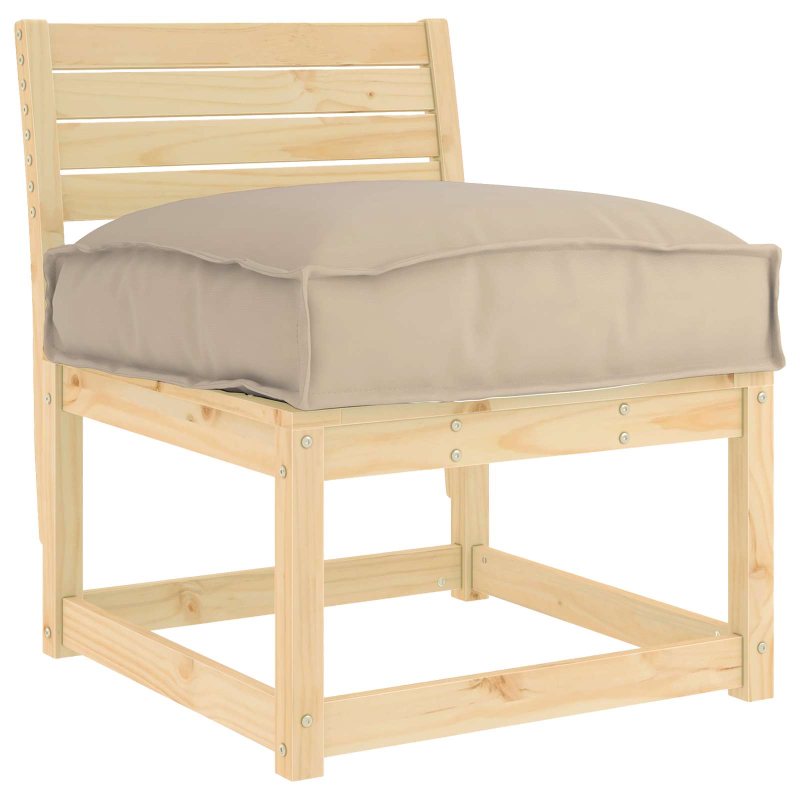 Pagalvėlė Taupe 50 x 50 x 12 cm Oksfordo audinys