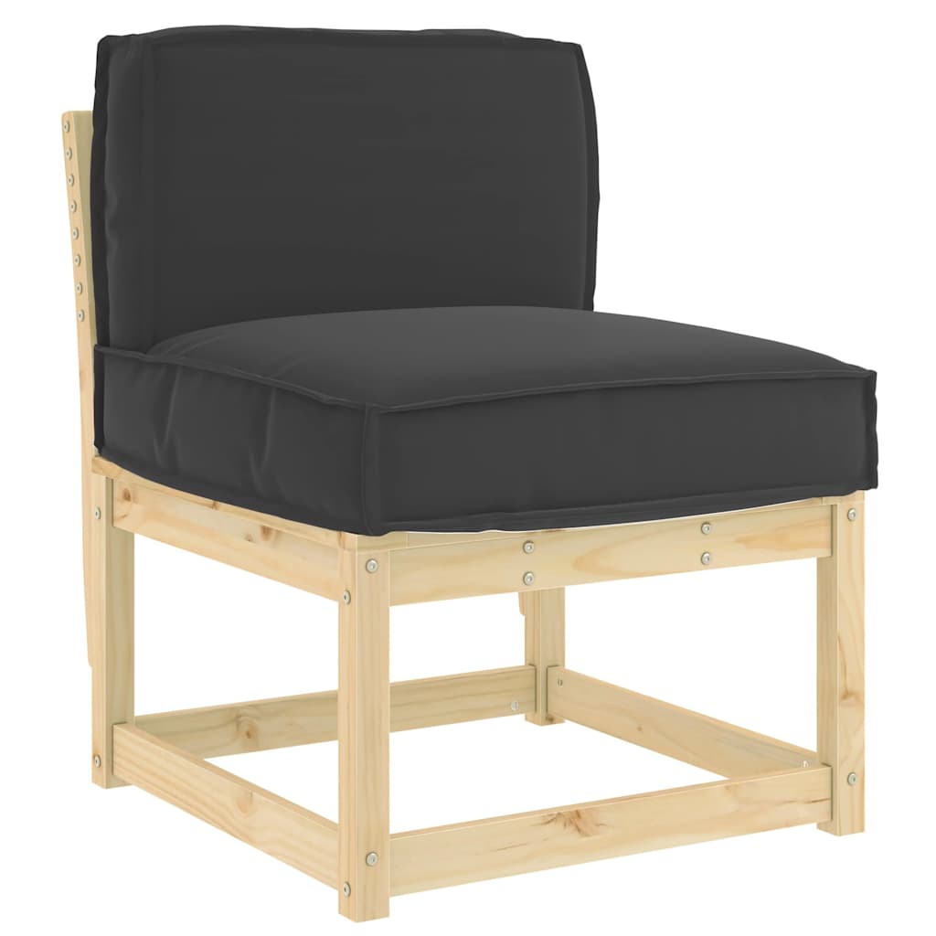 Pagalvėlė Juoda 60 x 40 x 12 cm Oksfordo audinys