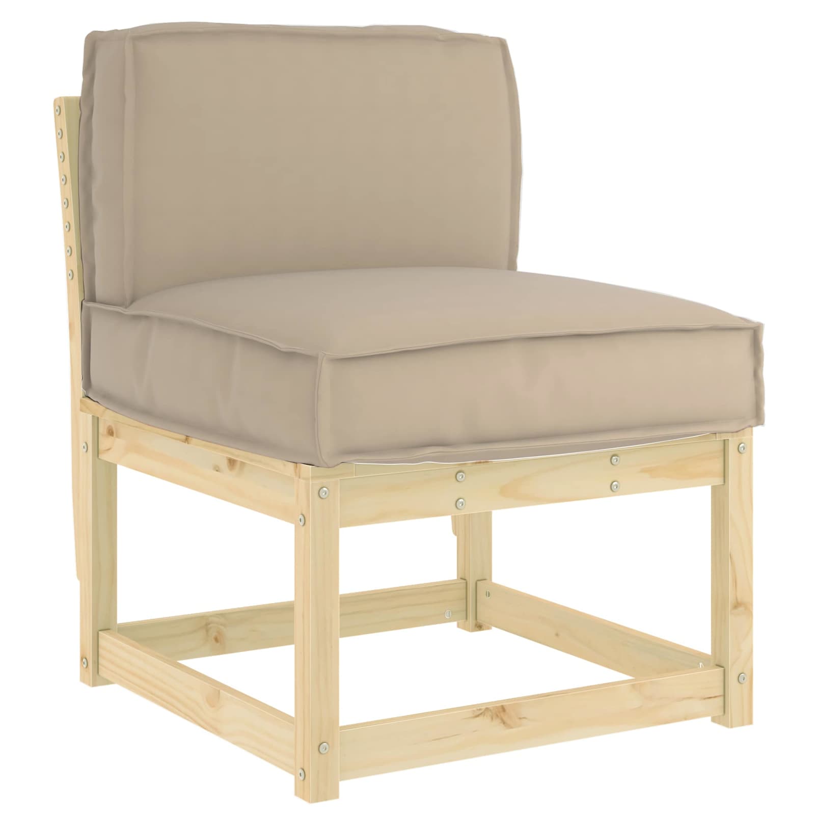 Pagalvėlė Taupe 60 x 40 x 12 cm Oksfordo audinys