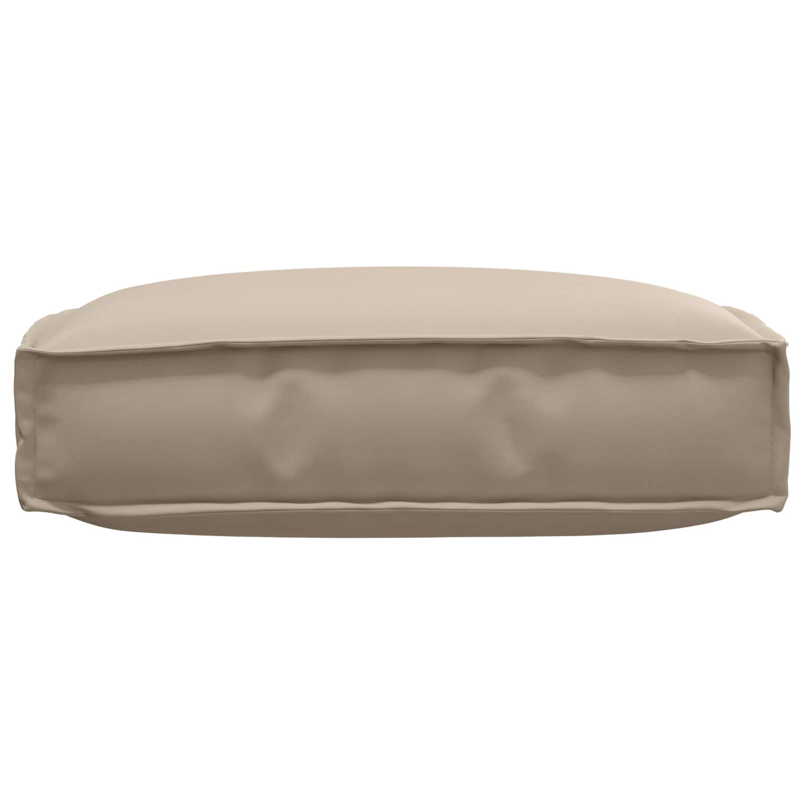 Taupe Cushion 60 x 60 x 12 cm Oxford fabric