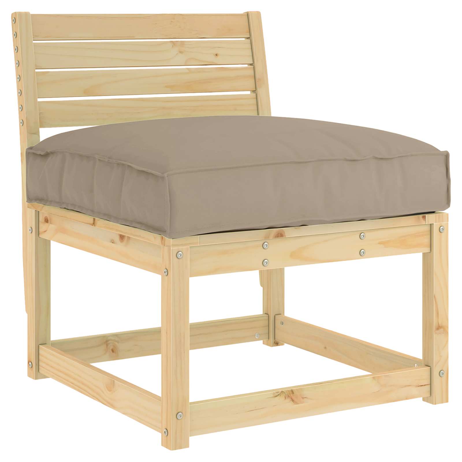 Pagalvėlė Taupe 70 x 70 x 12 cm Oksfordo audinys
