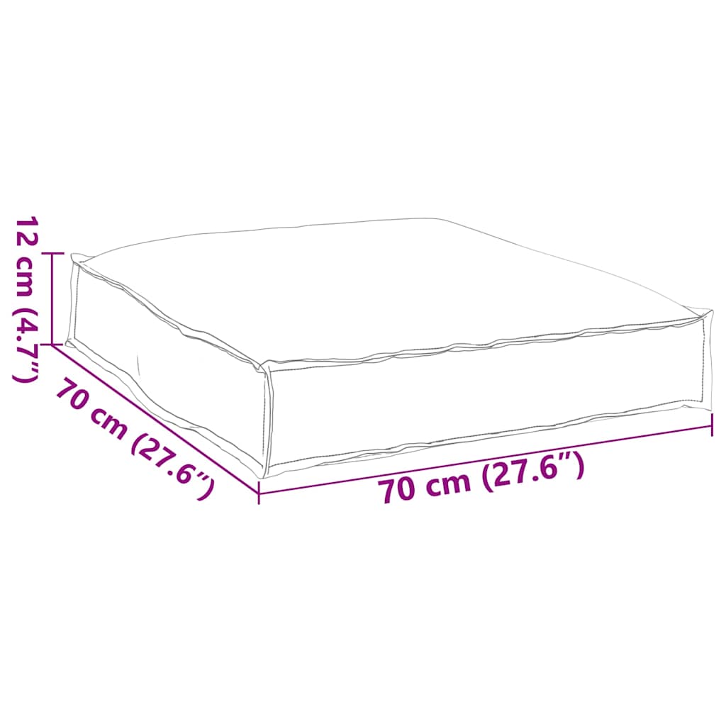 Pagalvėlė Taupe 70 x 70 x 12 cm Oksfordo audinys