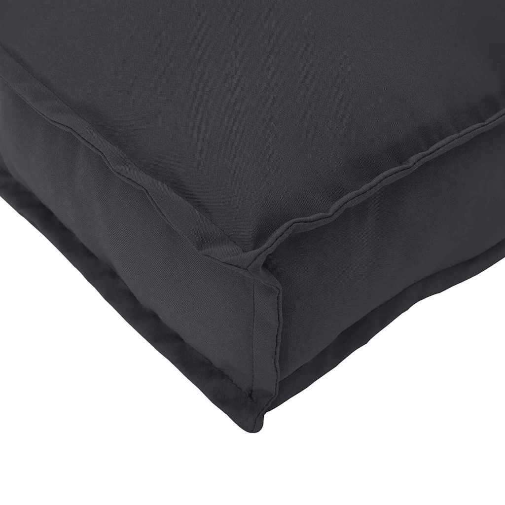 Pillow Black 70 x 40 x 12 cm Oxford fabric