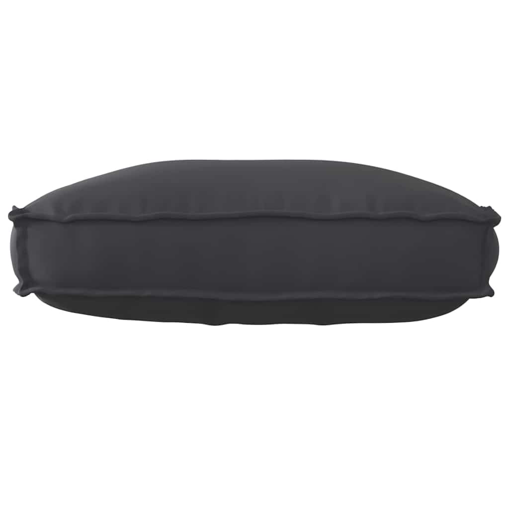 Pillow Black 70 x 40 x 12 cm Oxford fabric