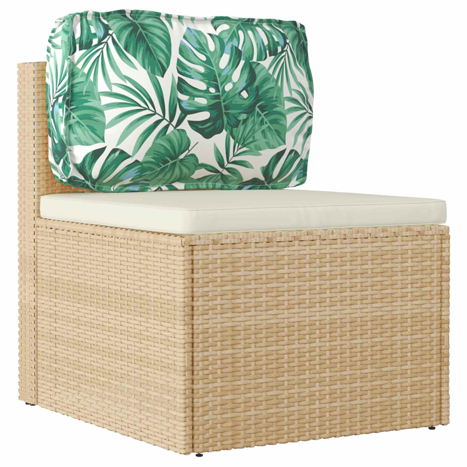 Pallet cushion for backrest Flowers With leaves 70 x 40 x 12 cm
