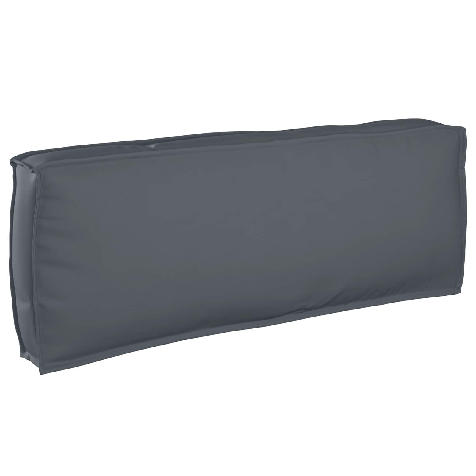 Pallet cushion for backrest Anthracite 120 x 40 x 12 cm