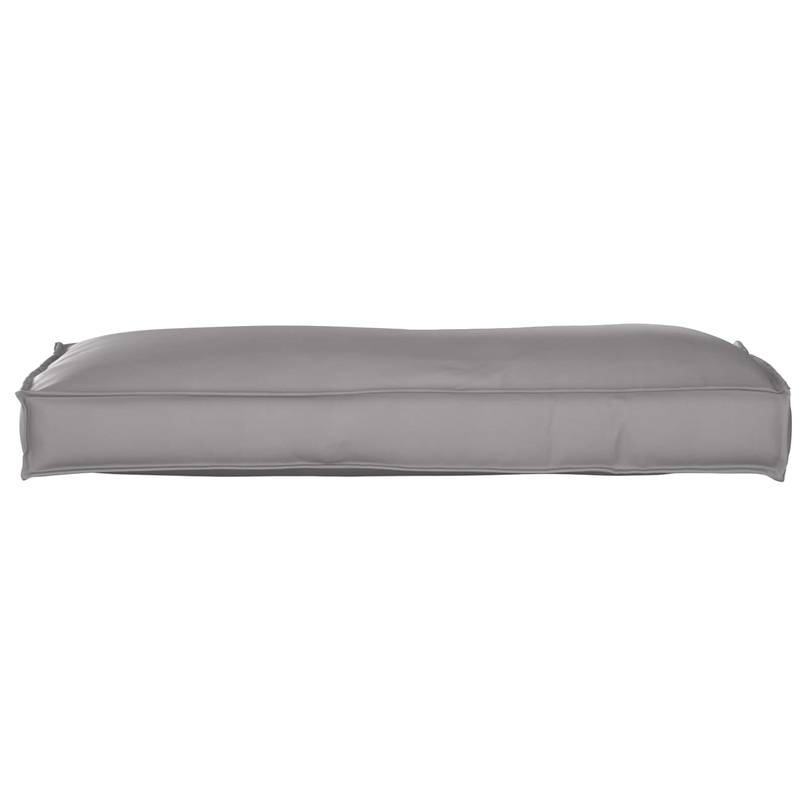 Pallet backrest cushion with pillow, Grey, 120 x 40 x 12 cm