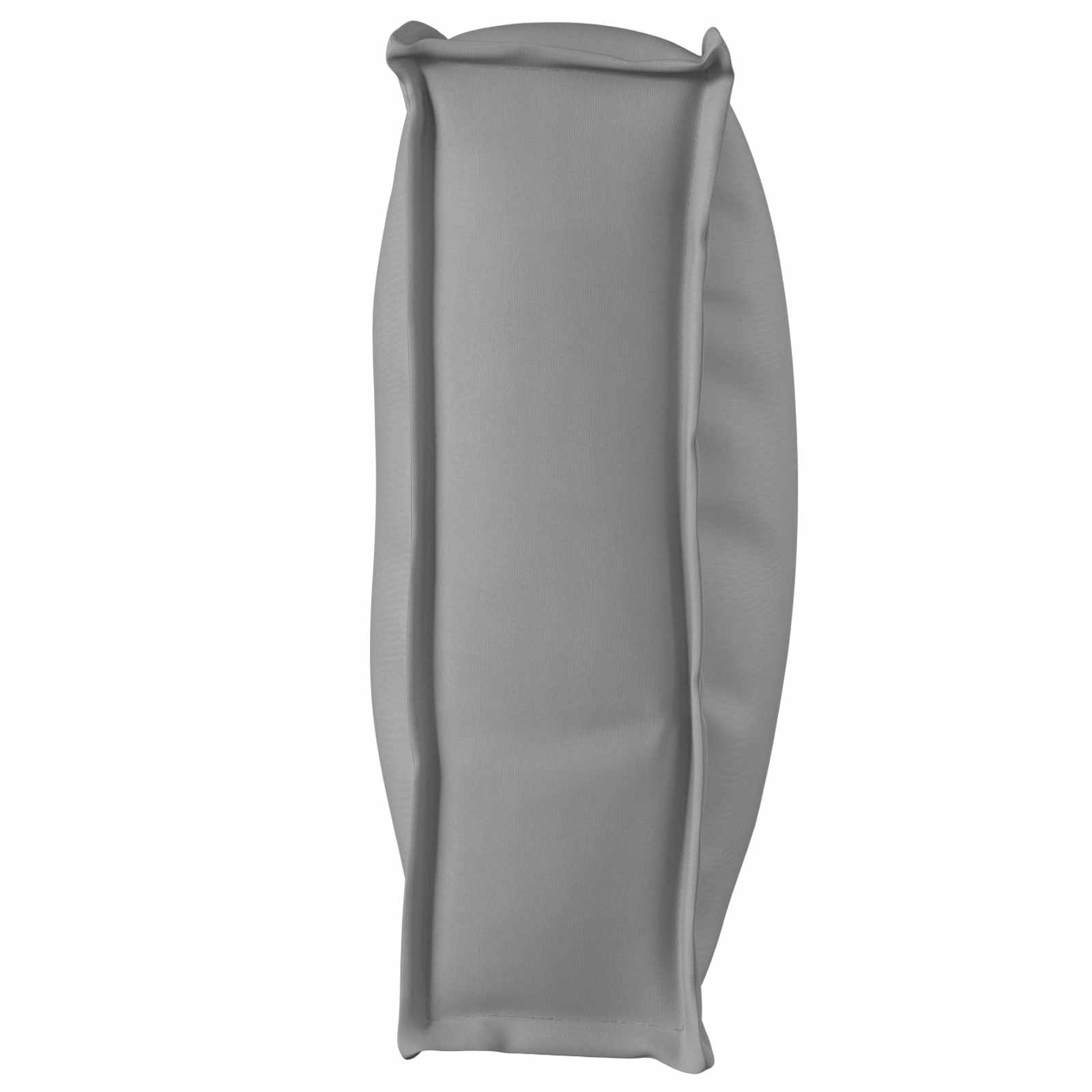 Pallet backrest cushion with pillow, Grey, 120 x 40 x 12 cm