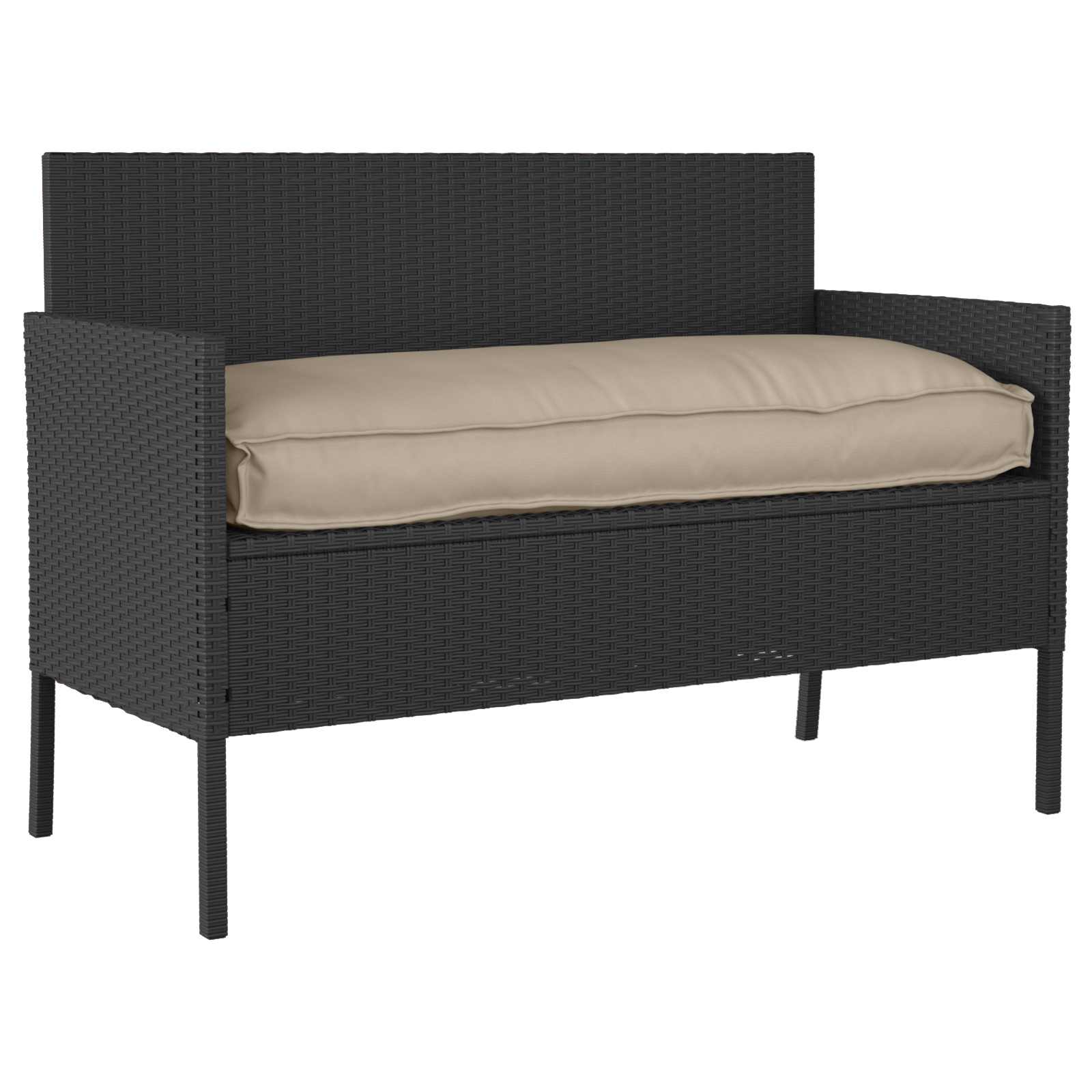 Pagalvėlė Taupe 120 x 50 x 12 cm Oksfordo audinys