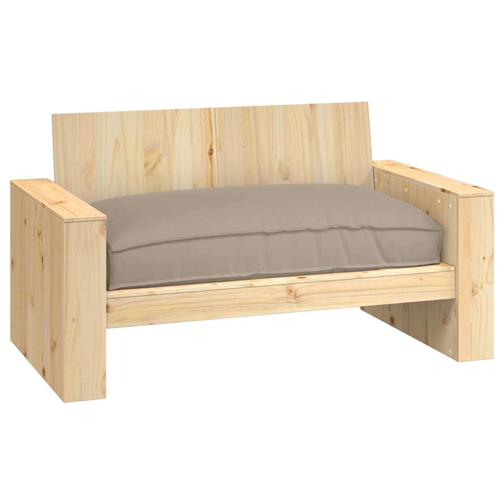 Padėklo pagalvėlė sėdynei Taupe 120 x 80 x 12 cm