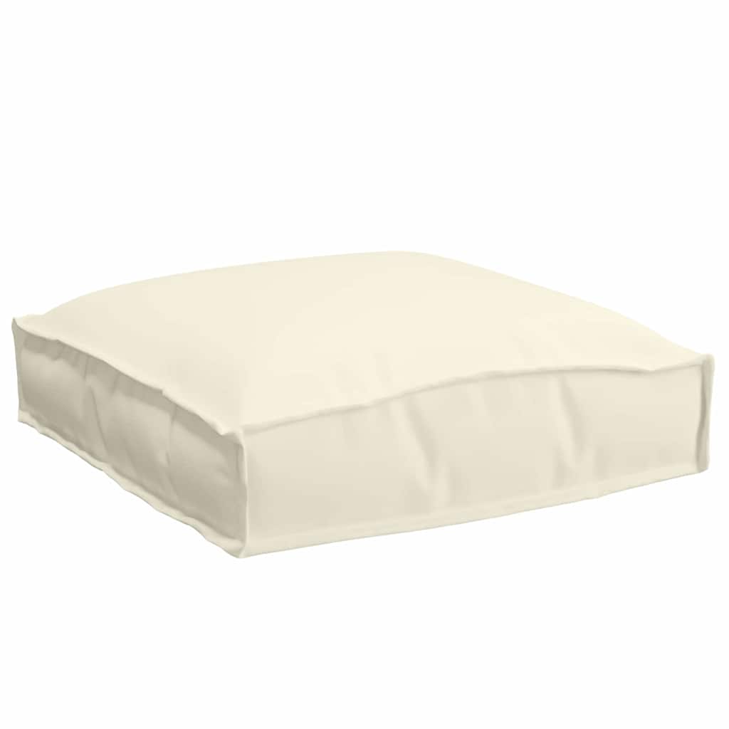 Pagalvėlė 2 pcs Kreminė 40 x 40 x 8 cm Oksfordo audinys