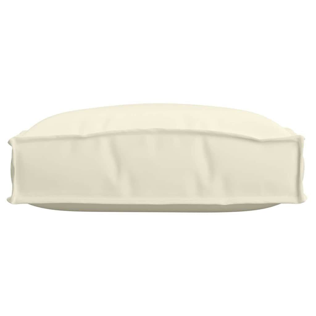 Pagalvėlė 2 pcs Kreminė 40 x 40 x 8 cm Oksfordo audinys