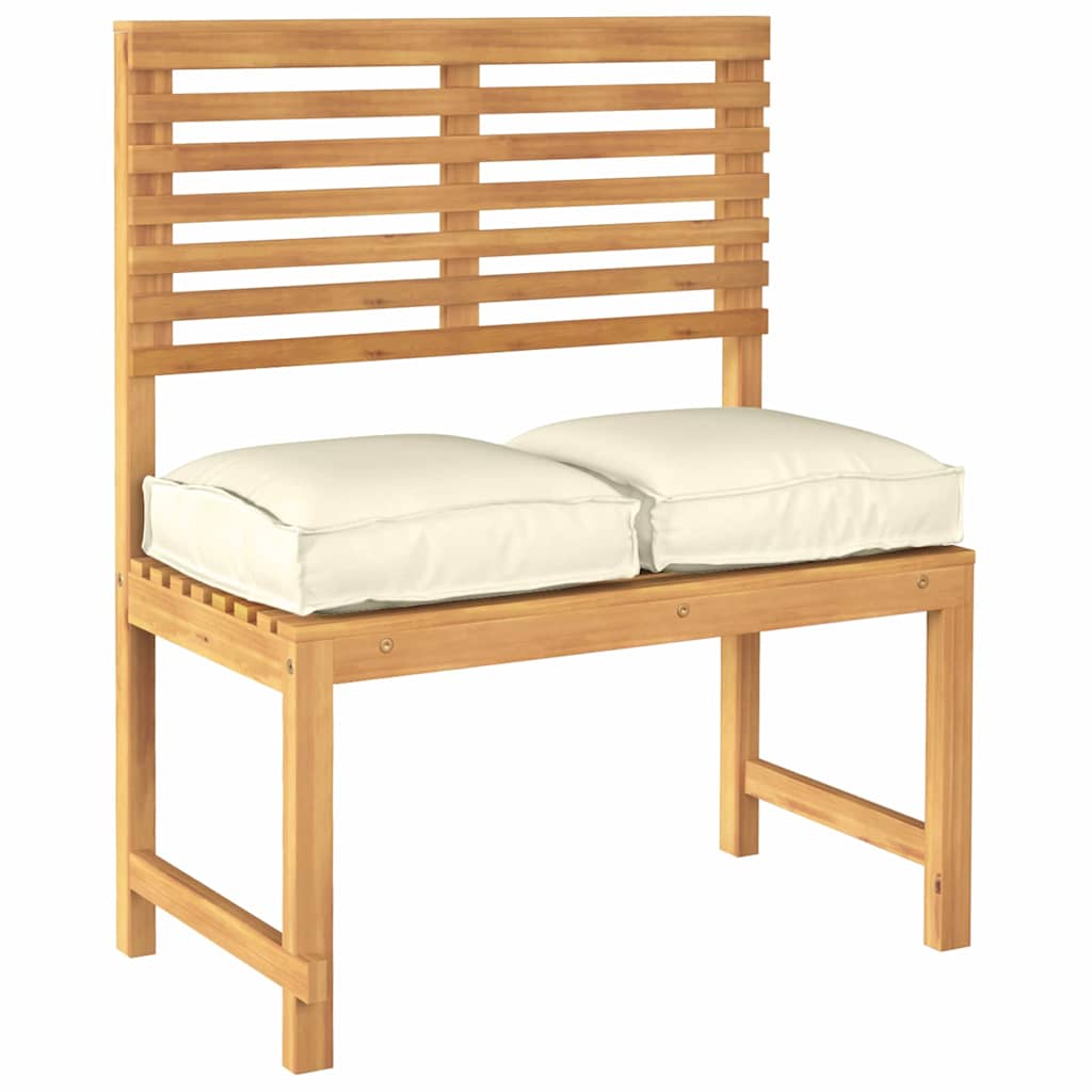 Pagalvėlė 2 pcs Kreminė 40 x 40 x 8 cm Oksfordo audinys