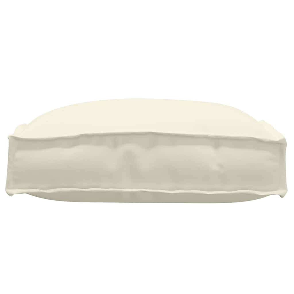 Pagalvėlė 2 pcs Kreminė 40 x 40 x 8 cm Oksfordo audinys