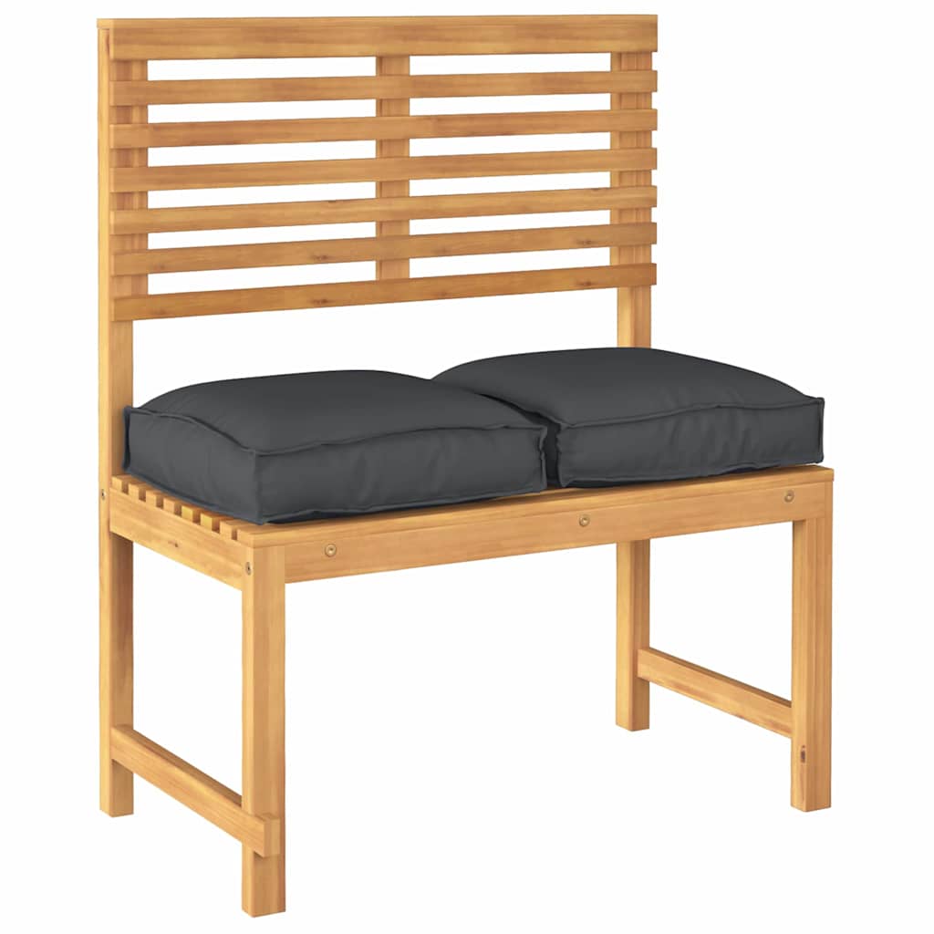 Pagalvėlė 2 pcs Juoda 40 x 40 x 8 cm Oksfordo audinys
