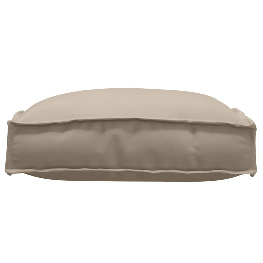Pagalvėlė 2 pcs Taupe 40 x 40 x 8 cm Oksfordo audinys