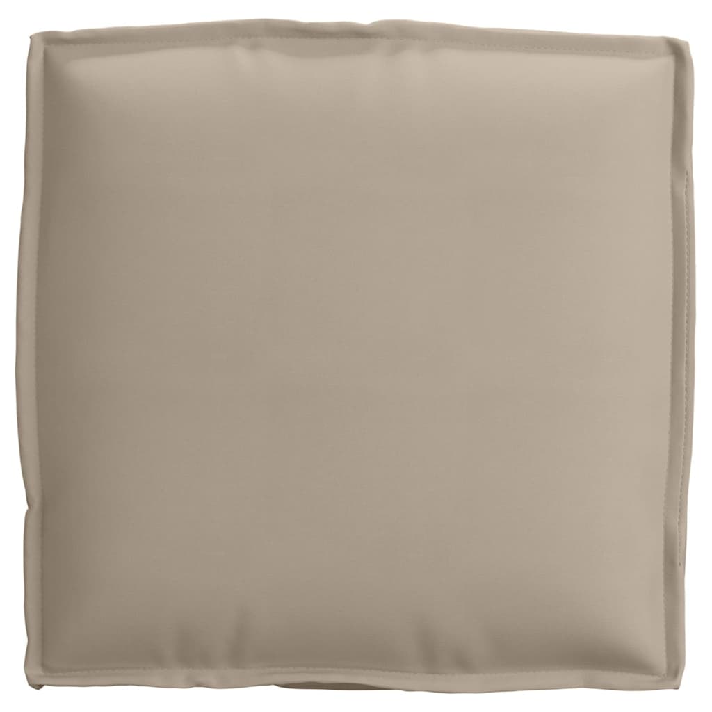 Pagalvėlė 2 pcs Taupe 40 x 40 x 8 cm Oksfordo audinys