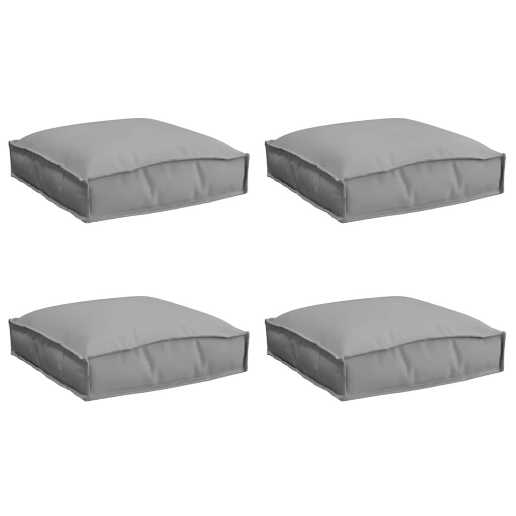 Padėklo pagalvėlė sėdynei 4 pcs Pilka 40 x 40 x 8 cm