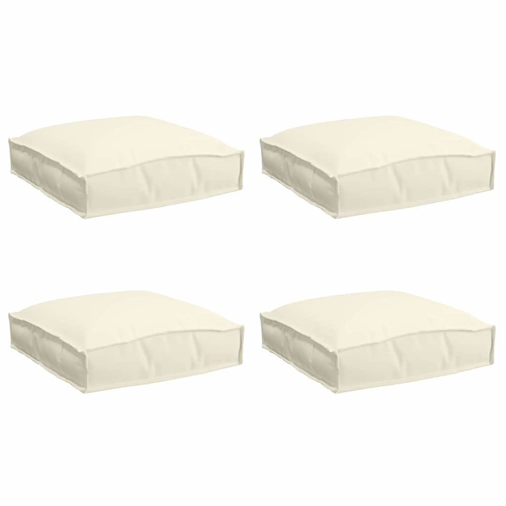 Padėklo pagalvėlė sėdynei 4 pcs Kreminė 40 x 40 x 8 cm