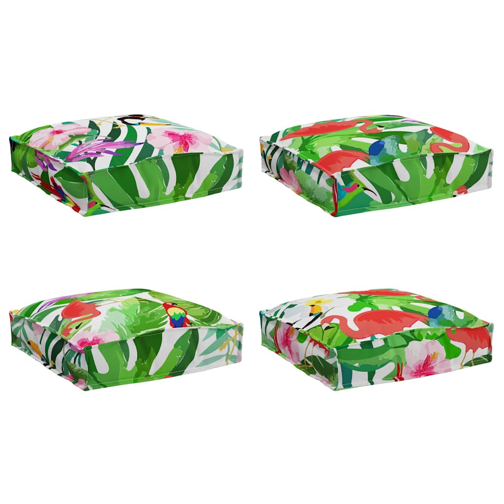Pagalvėlė 4 pcs Įvairiaspalvis 40 x 40 x 8 cm Oksfordo audinys
