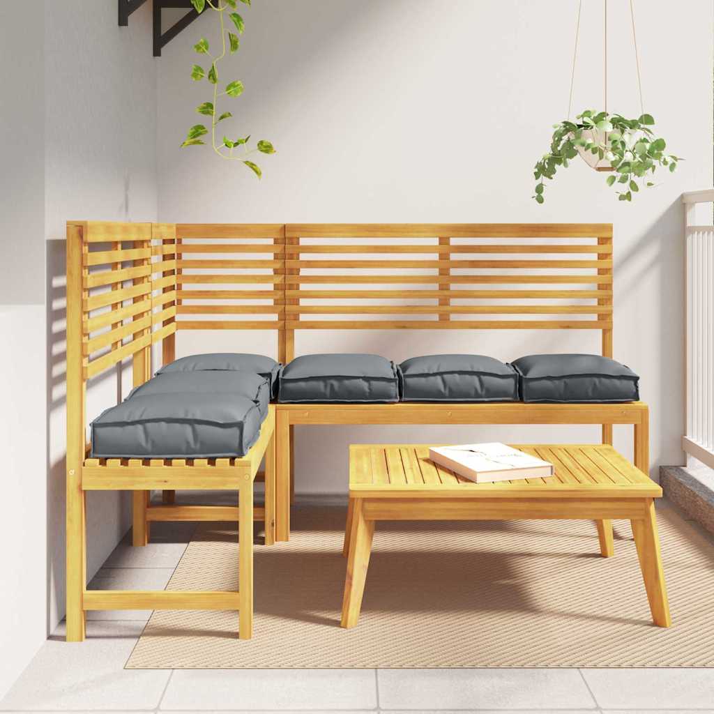 Cushion 6 pcs Anthracite 40 x 40 x 8 cm Oxford fabric