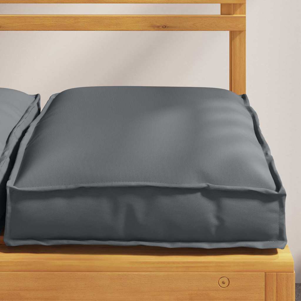Cushion 6 pcs Anthracite 40 x 40 x 8 cm Oxford fabric