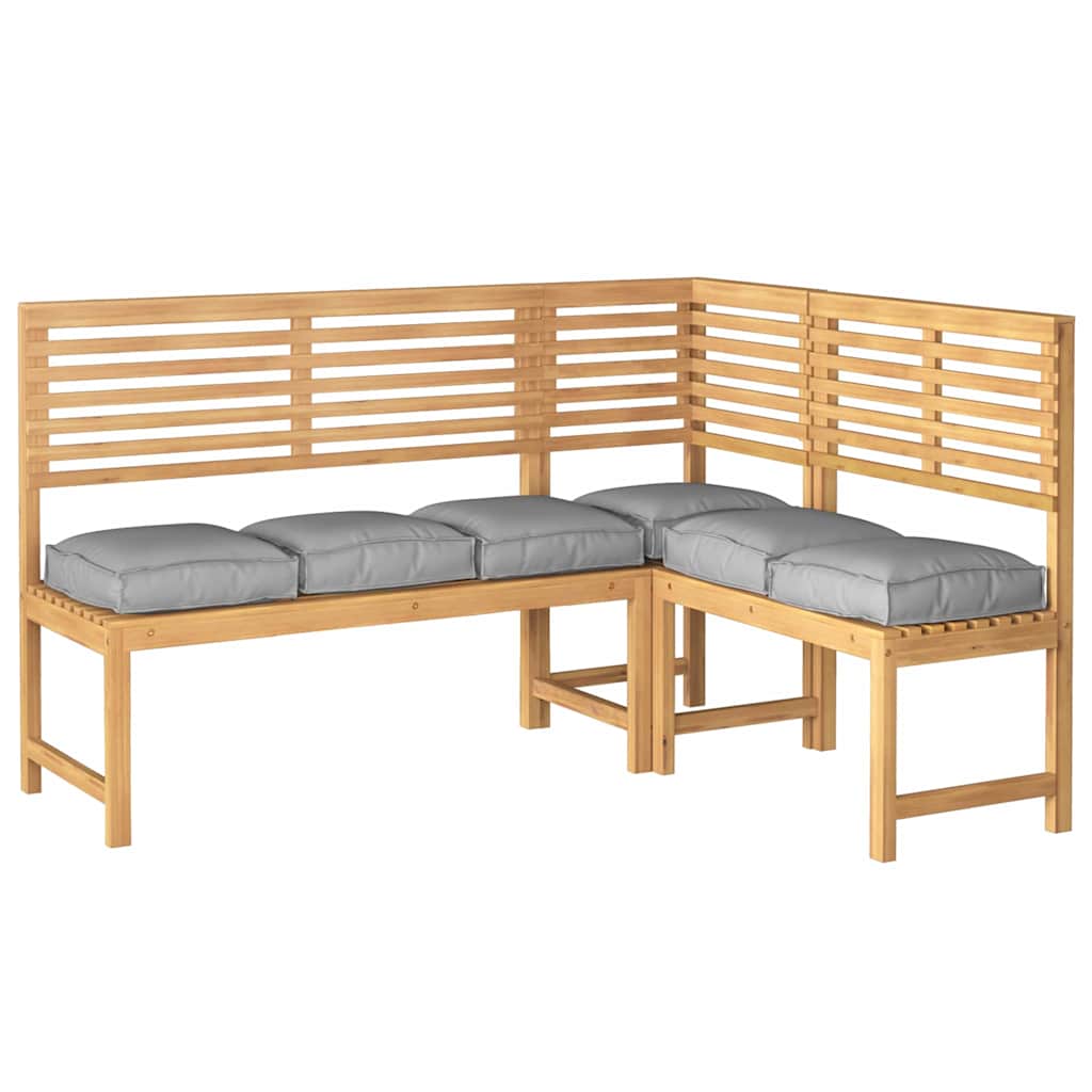 Pagalvėlė 6 pcs Pilka 40 x 40 x 8 cm Oksfordo audinys