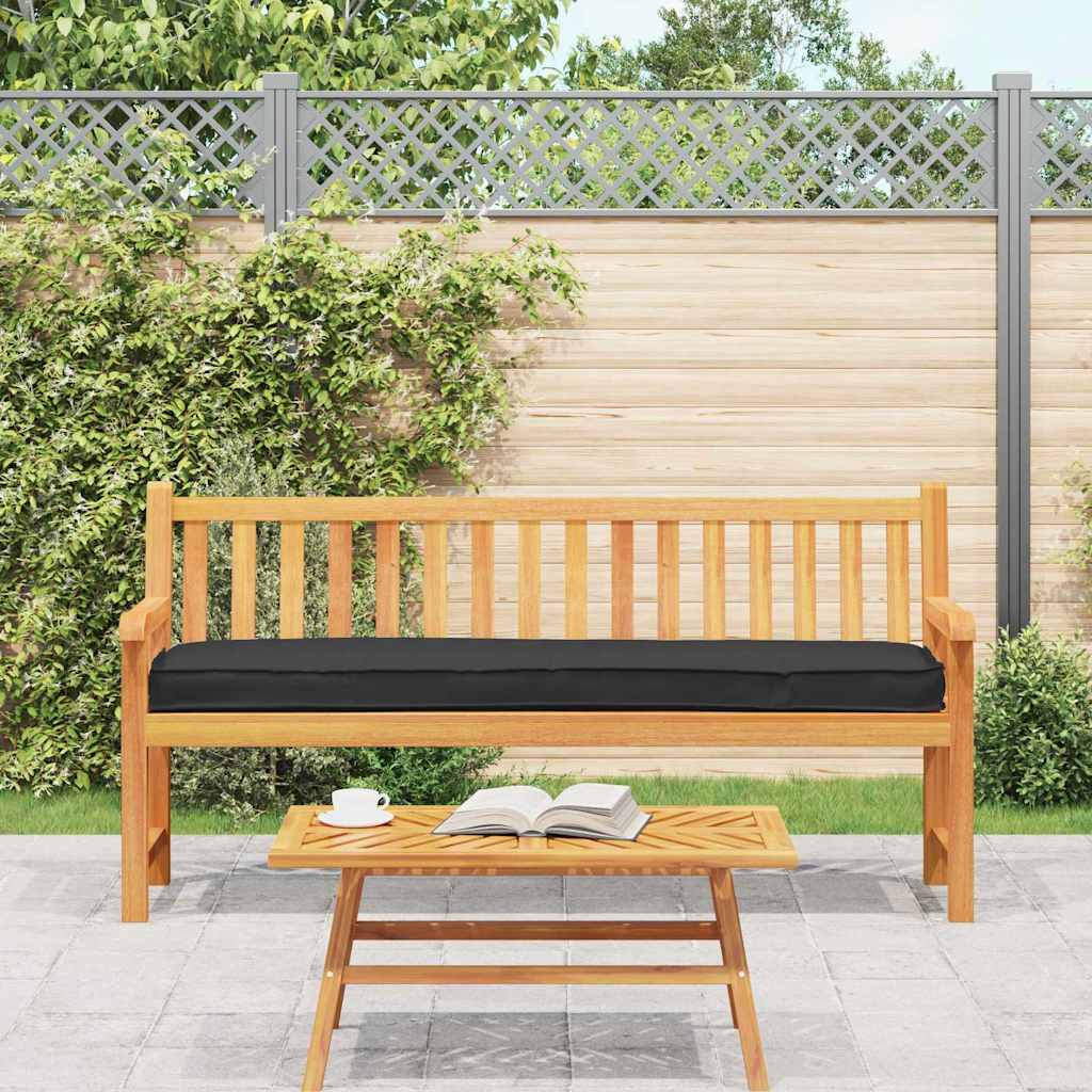 Pallet cushion Black 180 x 40 x 8 cm Oxford fabric