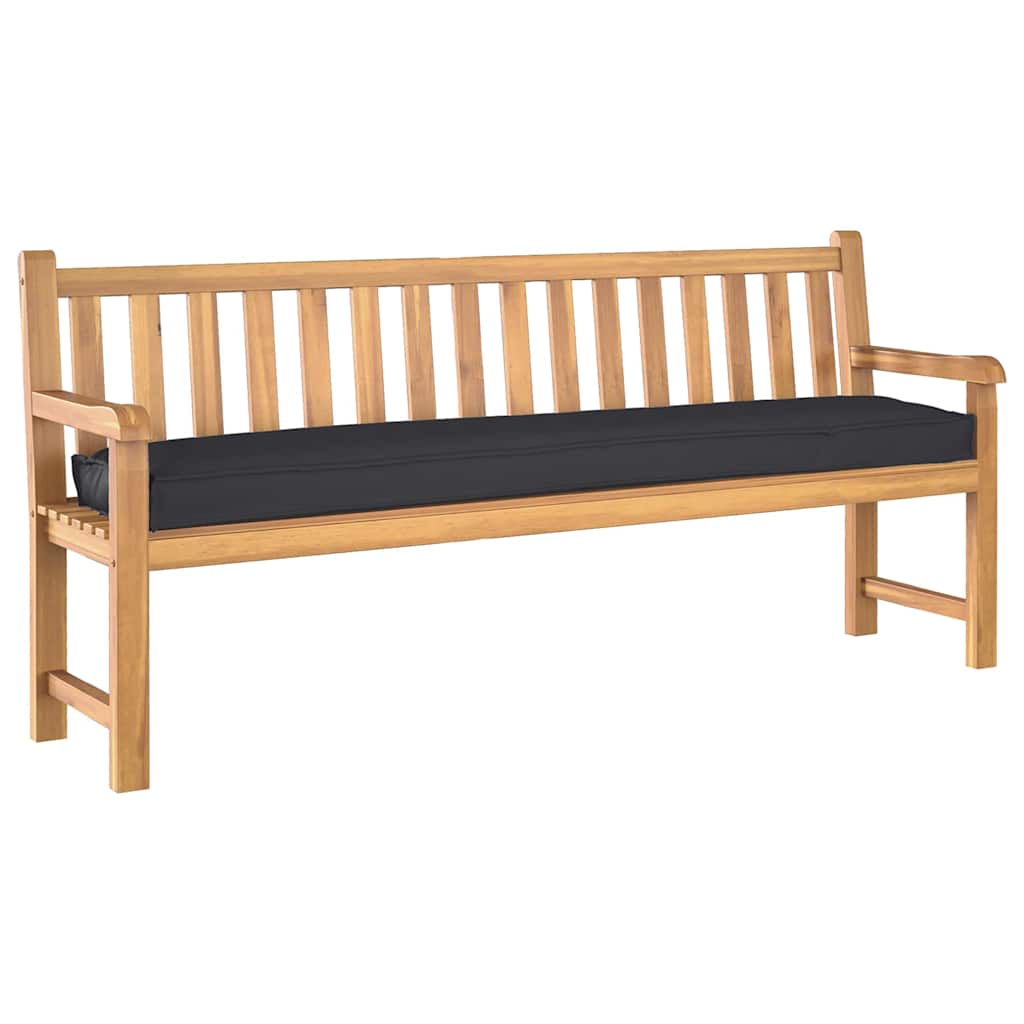 Pallet cushion Black 180 x 40 x 8 cm Oxford fabric