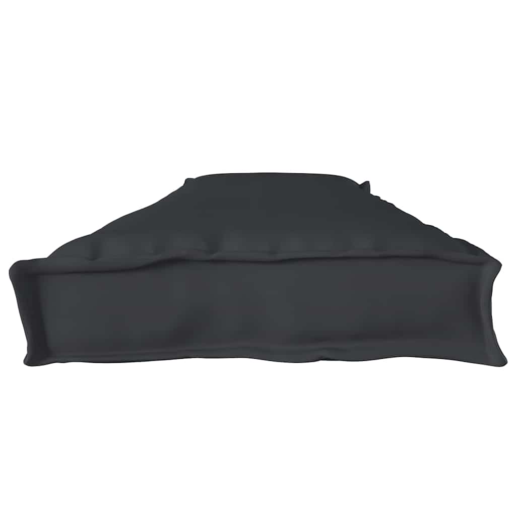 Pallet cushion Black 180 x 40 x 8 cm Oxford fabric