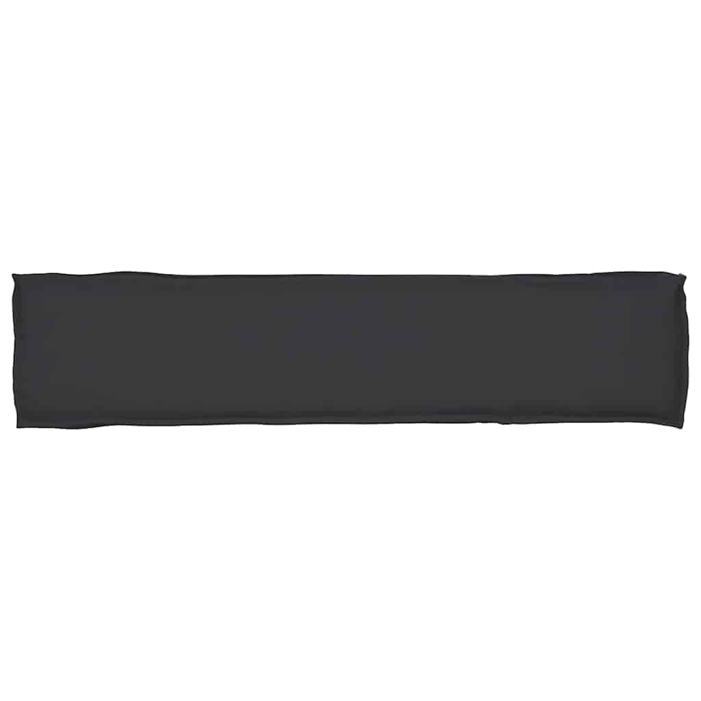 Pallet cushion Black 180 x 40 x 8 cm Oxford fabric