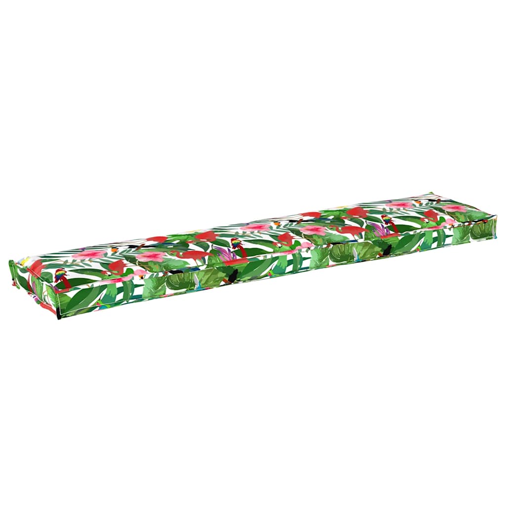 Palešu spilvens solam Tropu džungļi 180x40x8 cm Oksfordas audums