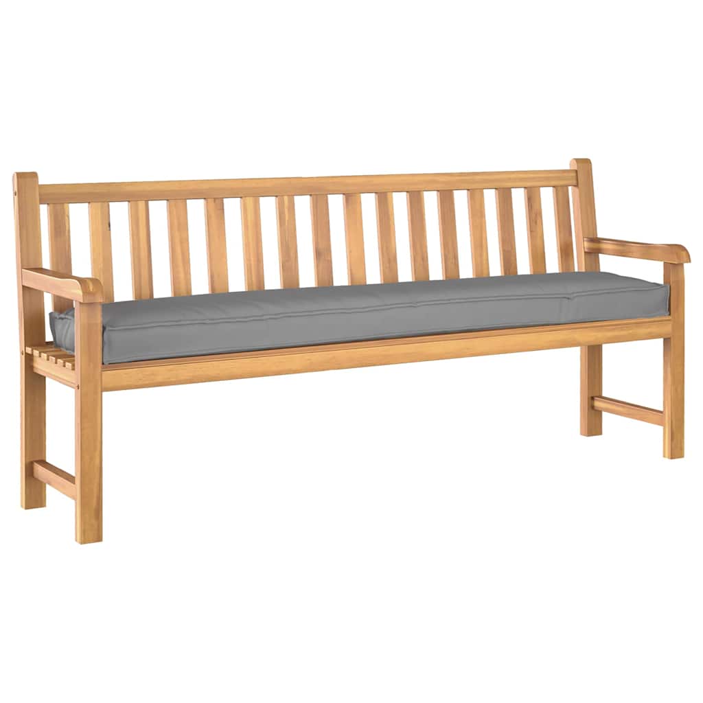 Pallet cushion Grey 200 x 40 x 8 cm Oxford fabric