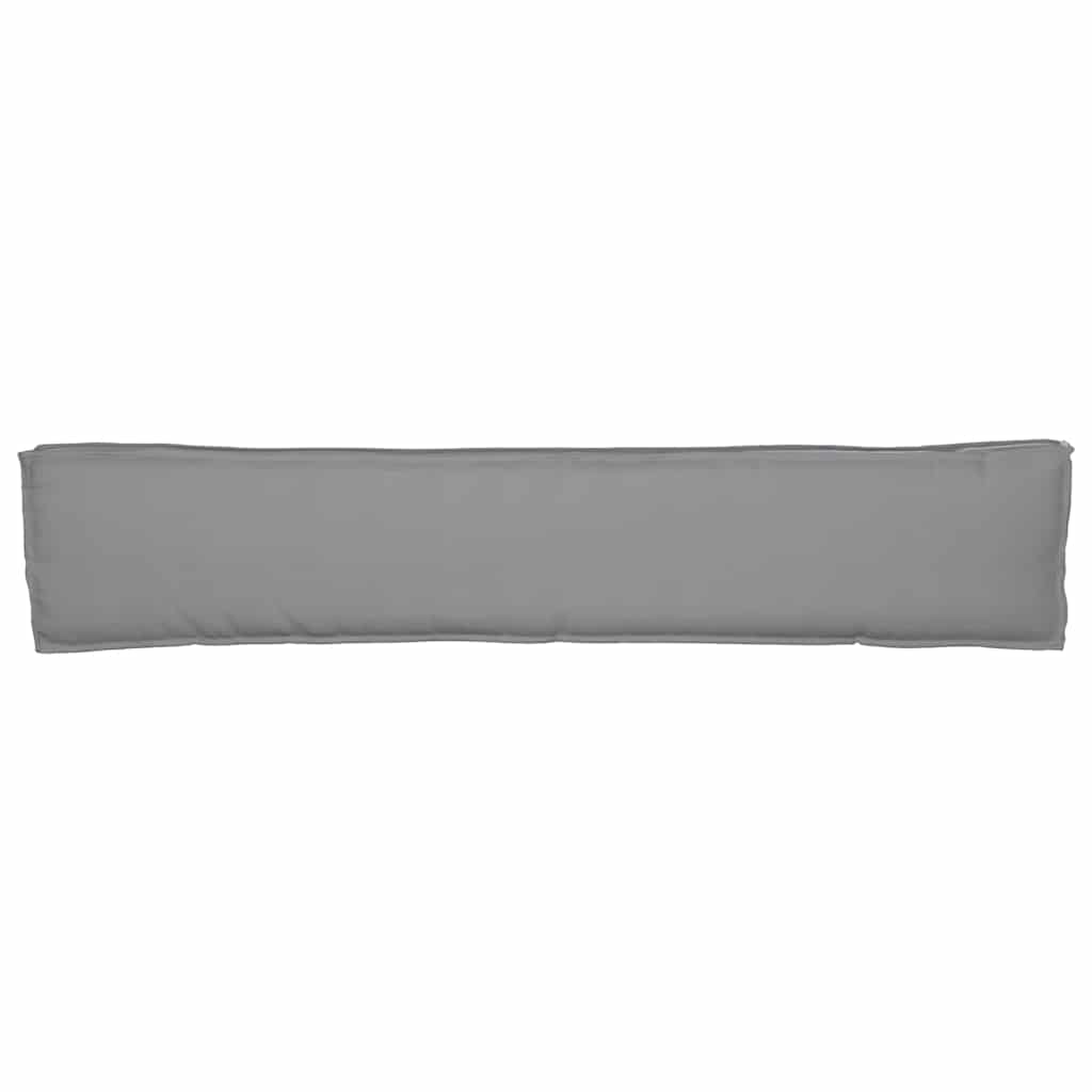 Pallet cushion Grey 200 x 40 x 8 cm Oxford fabric