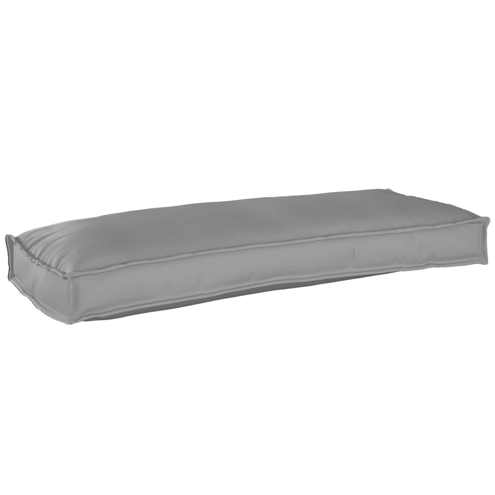 Palešu spilveni solam 2 gab. Pelēks 100x40x8 cm Oksfordas audums