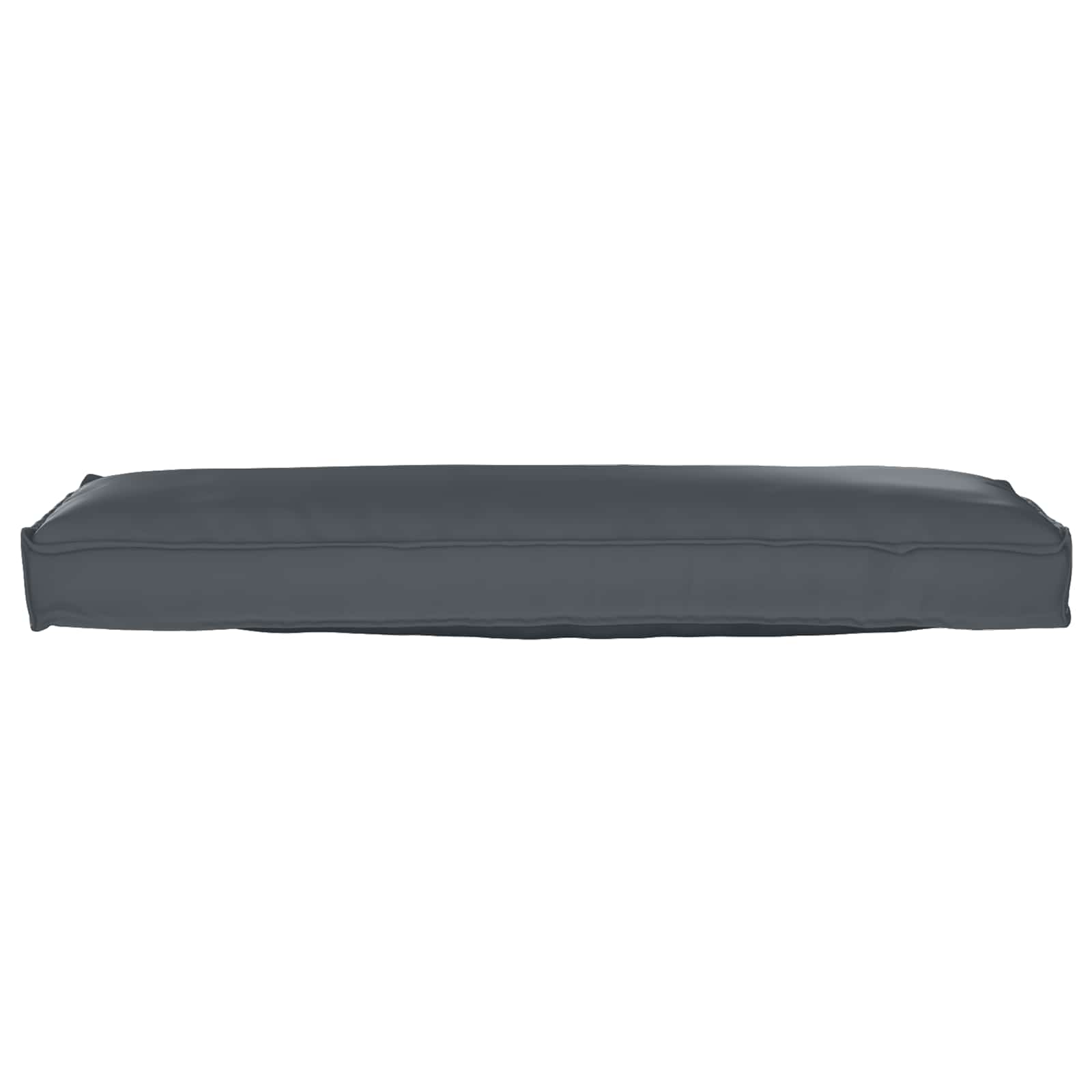 Paletės pagalvės suoleliui 2 vnt Antracito 120x40x8 cm Oxford audinys