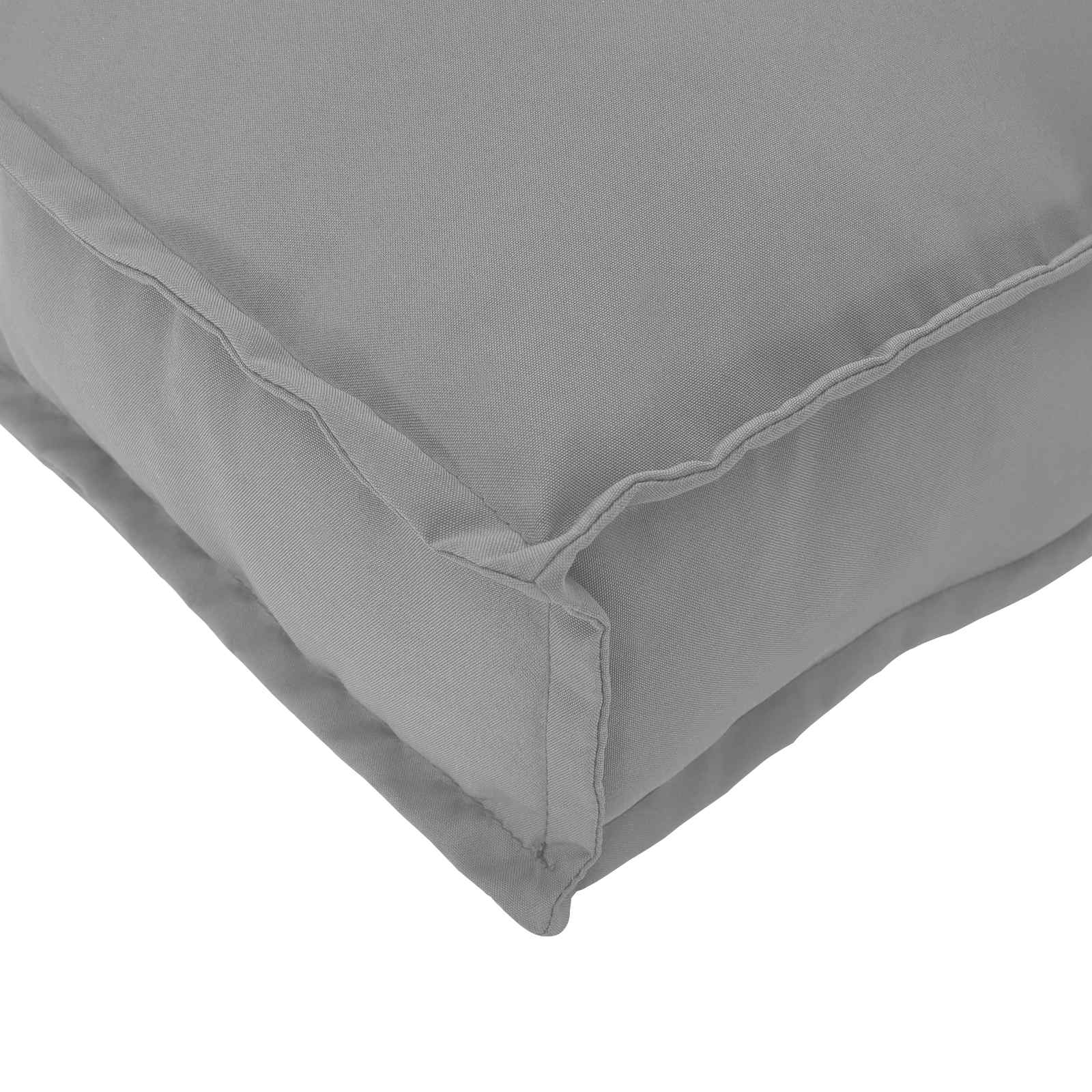 Bench Distribution Cushions 2 pcs. Grey 120x40x8 cm Oxford fabric