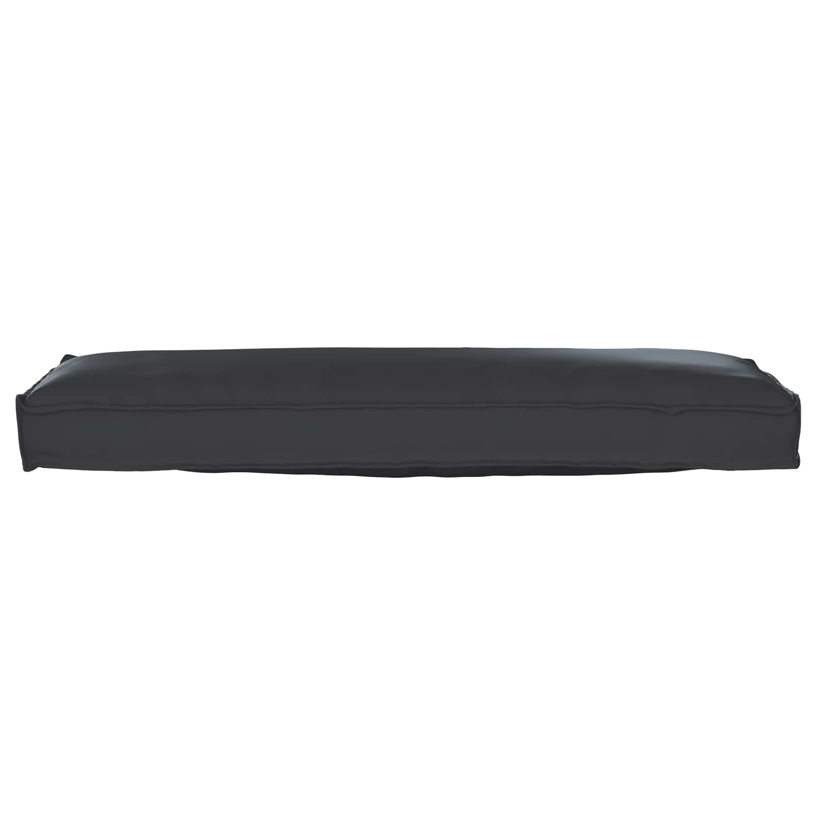 Paletės pagalvės suoleliui 2 vnt Juoda 120x40x8 cm Oxfordo audinys