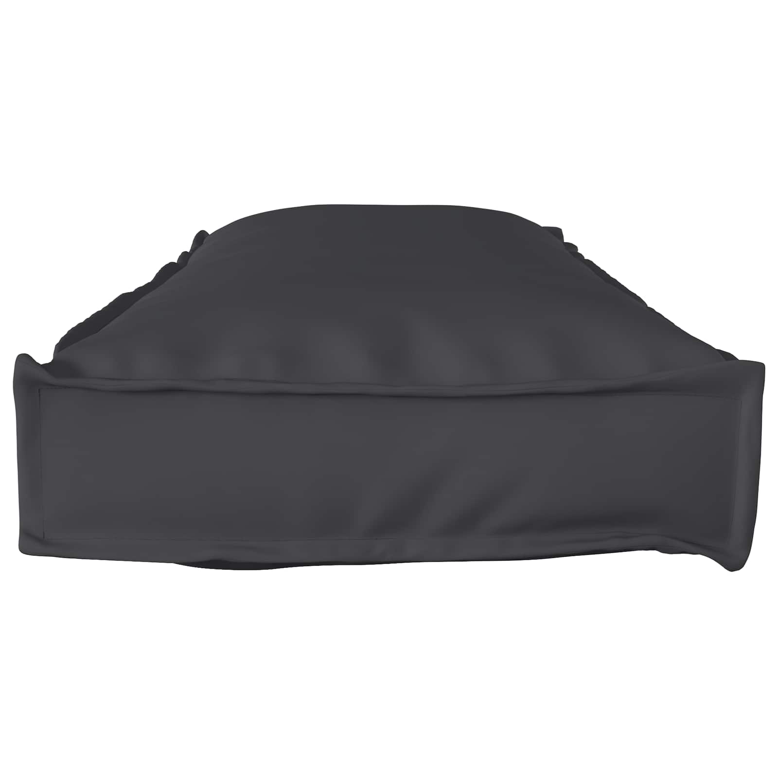 Paletės pagalvės suoleliui 2 vnt Juoda 120x40x8 cm Oxfordo audinys