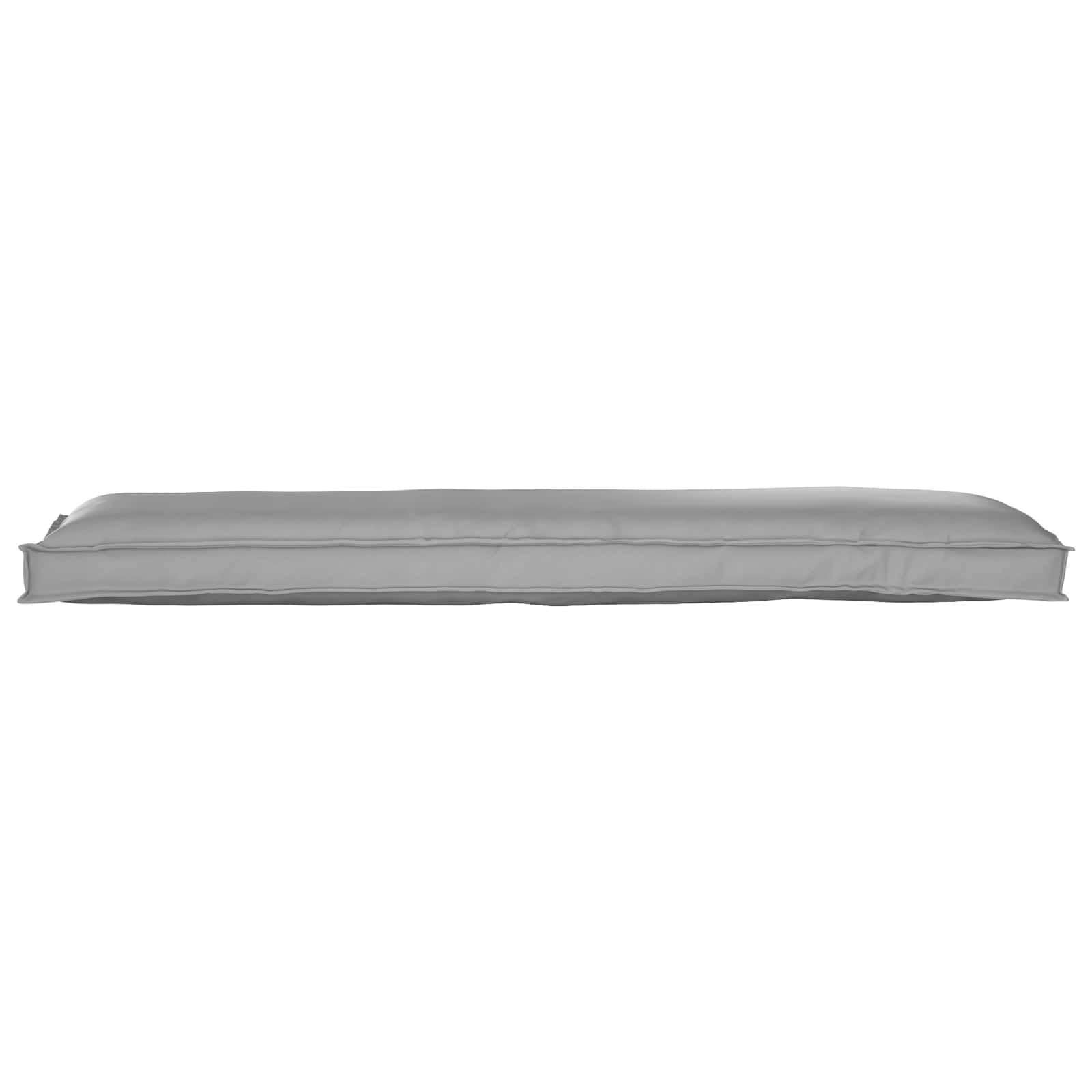 Pallet Cushion Set with Bench 2 pcs Grey 150x40x8 cm Oxford Fabric