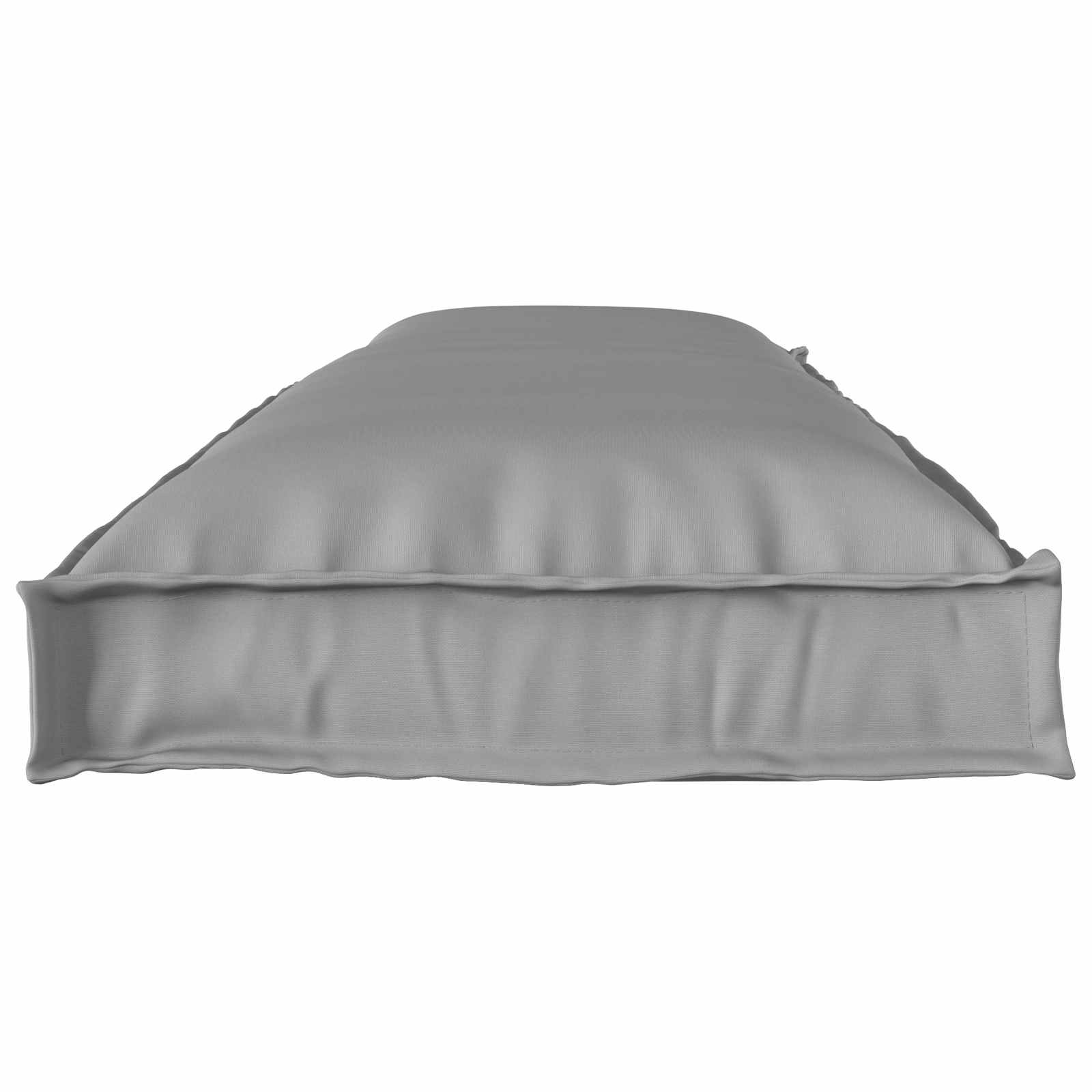 Pallet Cushion Set with Bench 2 pcs Grey 150x40x8 cm Oxford Fabric