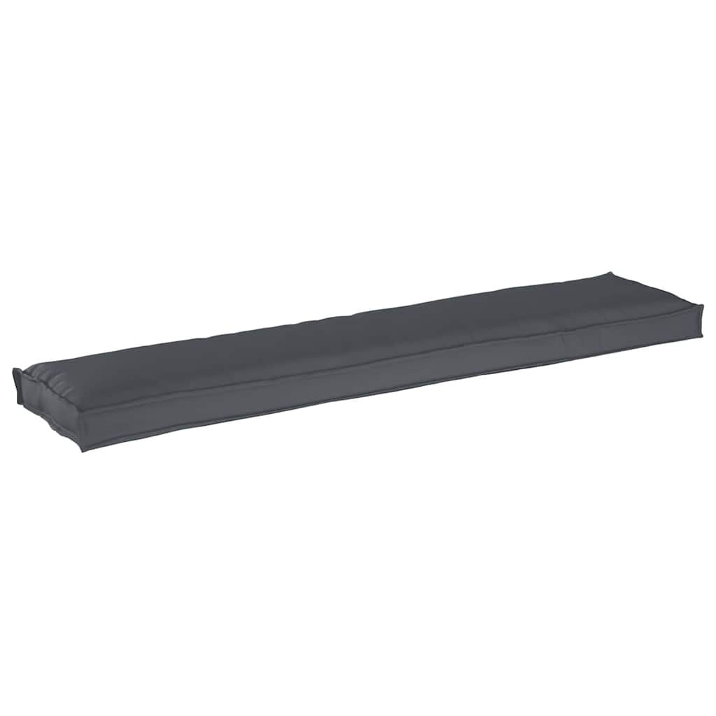 Pallet cushion set 2 pcs Anthracite 180 x 40 x 8 cm