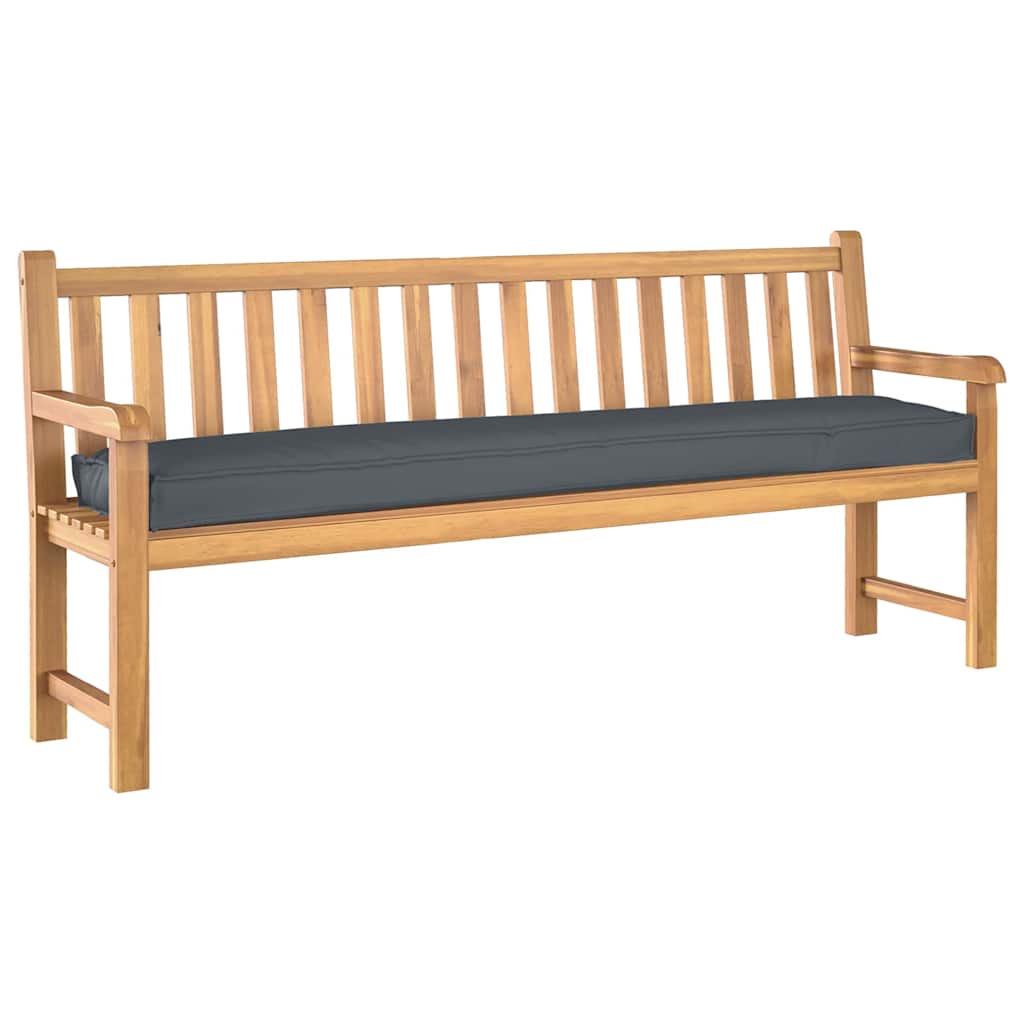 Pallet cushion set 2 pcs Anthracite 180 x 40 x 8 cm
