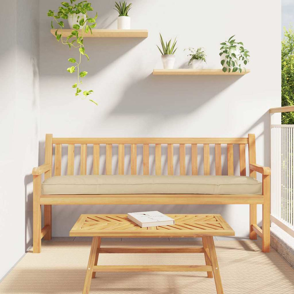 kalkių pagalvės sėdynei 2 vnt Smėlio 200x40x8 cm Oxford audinys