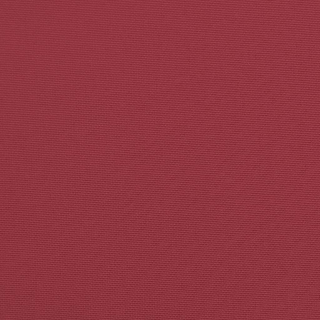 Palešu spilvenu komplekts 2 gab. Vīna sarkans 200 x 40 x 8 cm