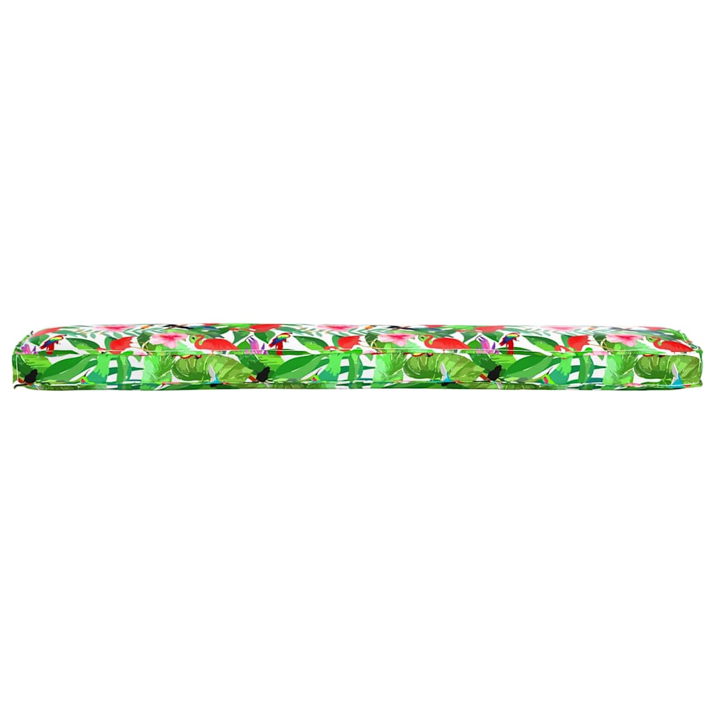 Pallet pagalvėlės sėdynėms 2 vnt Tropinė džiunglė 200x40x8 cm Oxford audinys