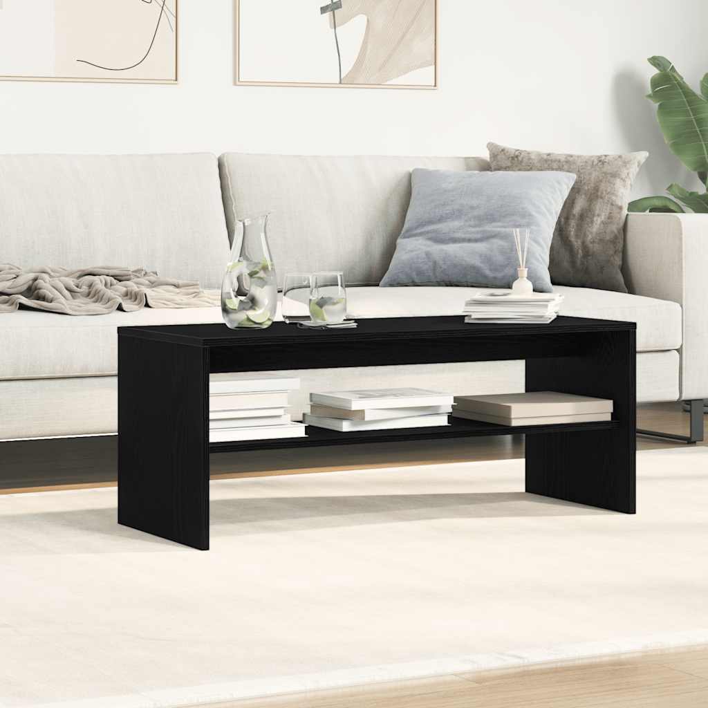 TV cabinet black oak 100x40x40 cm