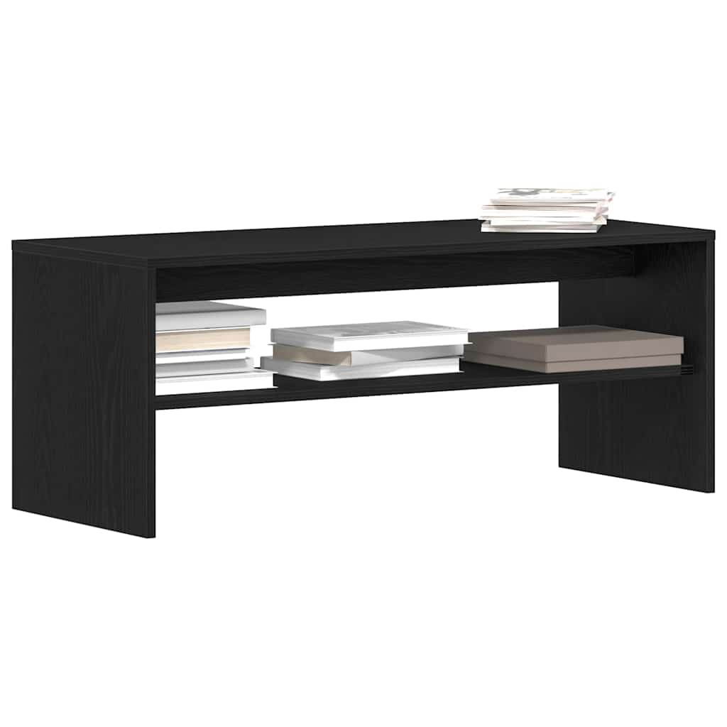 TV cabinet black oak 100x40x40 cm