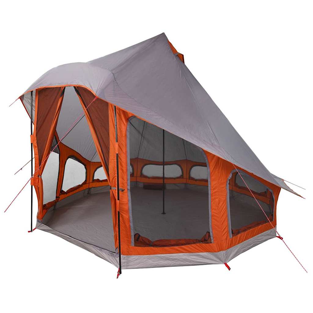 Šeimos Tipi Šlikas su stogu Pilka, Oranžinė 404 x 370 x 270 cm
