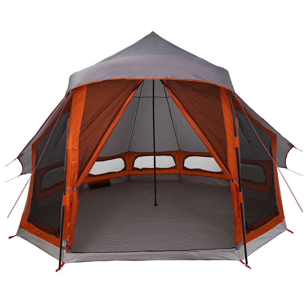 Šeimos Tipi Šlikas su stogu Pilka, Oranžinė 404 x 370 x 270 cm